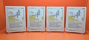 ⚪️⚪️⚪️ (4) 1994 MAGIC The Gathering WHITE KNIGHT REVISED 3RD EDITION PLAYED ⚪️2 - Picture 1 of 10