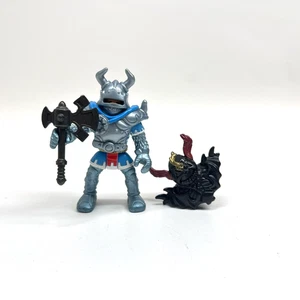 Fisher Price Imaginext Castello Medievale Cavaliere Guerriero Figure Maschera Extra 2001 - Foto 1 di 5