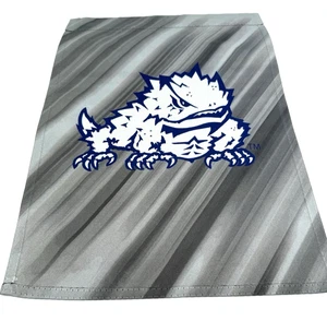 TCU Horned Frogs Suede Garden Flag Two Sided 12.5 X 18 NCAA Team Sports America - Picture 1 of 2