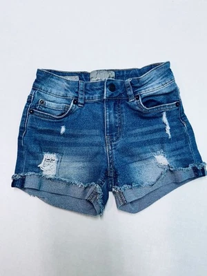 Lucky Brand Girls Size 6 Blue Denim Riley Shorts - Image 1 of 4