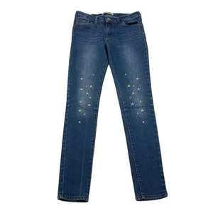 Levi's 710 Blue Denim Adjustable Waist Super Skinny Jeans Girls Size 16 Regular - Picture 1 of 13