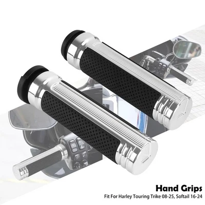 1" 25mm Handlebar Grip Electronic Throttle Hand Grips For Harley Touring Softail - Image 1 of 4
