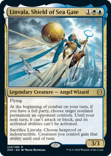 x1 Linvala, Shield of Sea Gate - Zendikar Rising - NM - MTG - Image 1 of 1