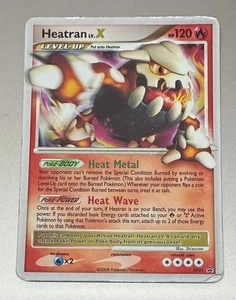 POKEMON TCG HEATRAN LV.X DP31 HOLO BLACK STAR PROMO LIGHT PLAY - Foto 1 di 8