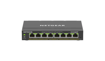 NETGEAR GS308EP-100NAS 8-Port Gigabit PoE+ Plus Switch 62W – New in Box - Image 1 of 2