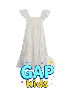 Glänzendes gesmoktes Midikleid für Kinder Größe 14-16 Pre Love Zustand  - Bild 1 von 8