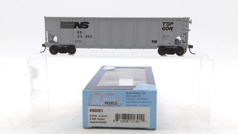BLMA Models 50081 HO Scale Norfolk Southern G-86R TopGon Gondola #23460 NIB - Image 1 of 1