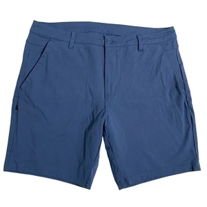 BYLT Shorts Mens 38 Blue Chino Premium Basic Casual 9" Inseam Casual Preppy - Picture 1 of 5