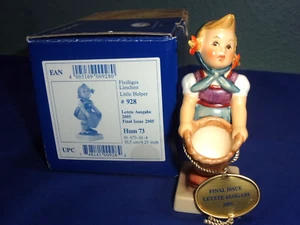 Hummel Goebel Figurine #73 LITTLE HELPER 4.25" TMK8, Final Issue w/Original Box - Picture 1 of 7