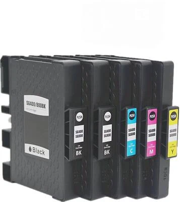 Sublimation Ink Cartridge Compatible for Sawgrass Virtuoso SG400 Printer - 5 PKS - Image 1 of 4