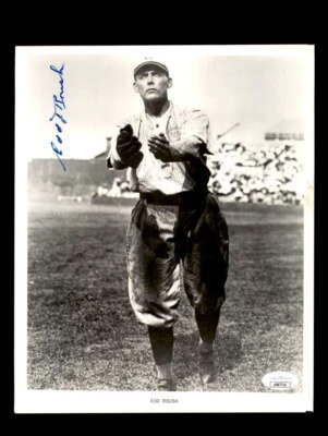 Edd Roush JSA Cert Signed  8x10 Photo Autograph Cincinnati Reds - Image 1 of 3