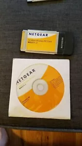 Netgear 54 Mbps WiFi PC PCMCIA Card WG511 v2 withdriver disk - Picture 1 of 1