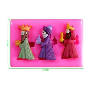 Drei Weise Männer Könige Krippe Weihnachten Silikonform von Fairie Blessings - Bild 1 von 5