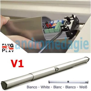 V1 ANTRIEB 230V WEISS TÜR MAX 70KG Motor Schiebetüren versenkbar - Bild 1 von 2