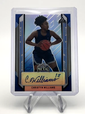 CHRISTYN WILLIAMS 2023 LEAF METAL BLUE PRISMATIC AUTOGRAPH /50 - Image 1 of 2
