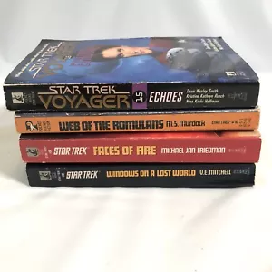 Lot of 4 Original Star Trek 10 58 65 & Voyager 15 Echoes Paperback Pocket Books - Picture 1 of 11