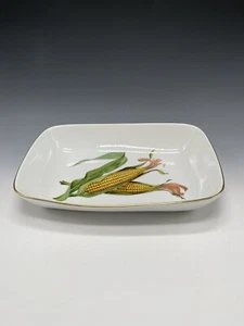 Royal Worcester 10"x7" Evesham Gold Baking Serving Dish Corn Rectangle A47 - Picture 1 of 9