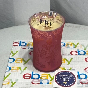 WOODWICK WOOD WICK Sweet Bouquet 22 Oz Red Designer Glass Candle