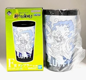 One Piece Ichiban Kuji Tumbler Luffy Nika Unused Bandai New Dawn - Picture 1 of 5