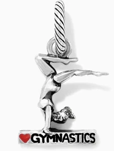 Brighton I Love Gymnastik Silber Charm NEU - Bild 1 von 6