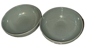DENBY Heritage Cloud Mint Pasta Bowls, Set of 2 New - Picture 1 of 9