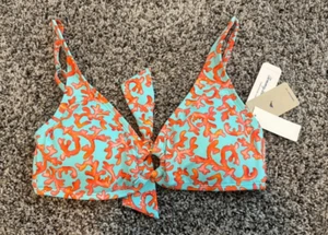 Tommy Bahama Coral Cabana Swim Bikini Bra Sun Protection UPF-50 Women's Size S - Picture 1 of 8