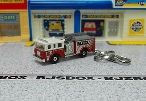 Diecast Keychain Pierce Dash Fire Engine Truck Red Ring Lobster Claw Custom New - Bild 1 von 2