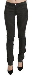 Jeans C'N'C COSTUME NATIONAL nero lavato vita bassa skinny denim s. W26 prezzo consigliato $400 - Foto 1 di 8