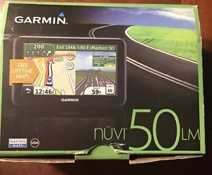 Garmin NUVI50LM GPS Black Tested Works Includes All Original Accessories - Picture 1 of 6