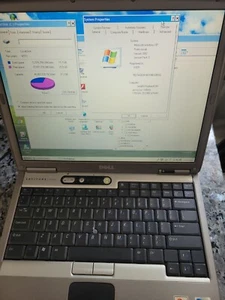 Lot of 3 Dell Laptops - 1.6 GHz 512MB RAM 40GB HDD Windows XP for parts/repair - Picture 1 of 12