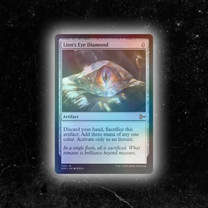 FOIL - Diamante Ojo de León - Tarjeta Personalizada Magic: The Gathering - Alta Calidad - Imagen 1 de 6