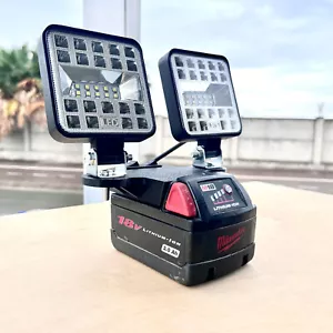 Work Light with Dual LED for Milwaukee M18 Battery – Portable, Job Site Light - Picture 1 of 7