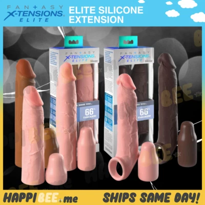 Funda para gallo Fantasy X-Tensions ELITE SILICONA🍯Extensión de funda extensora de gallo Foto 1 de 4