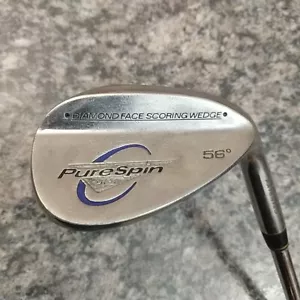 PureSpin Diamond Face Scoring Wedge 56º Sand Steel Shaft 35.5" - Picture 1 of 7