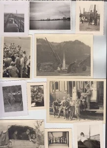 89 Foto 2wk Soldat Technik Portrait WH-Fahrzeug Schiff Pimpf Zug Brücke Norwegen - Bild 1 von 9