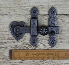 5" Cast Iron Ridged Pumpkin Design Door Latch 