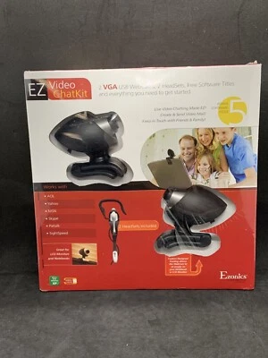 EZ Video Chatkit - Ezonics EZ-368 USB 2.0 Video Chat Kit/ Web Cams NEW Sealed - Image 1 of 4