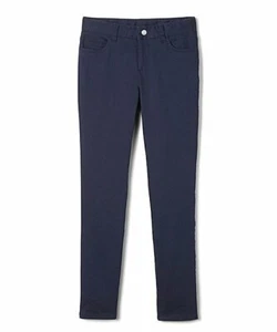 Girls' Pants Skinny Navy Stretch Adjustable Waist Size 7 - Picture 1 of 8