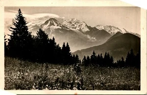 RPPC Mont Blanc Massiv Frankreich Mont-Blanc UNP DB Postkarte C1 - Bild 1 von 2