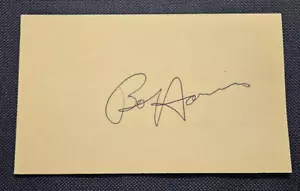 Detroit Tigers Bob Harris Hand Signed 3X5 Index Card Pitcher Deceased - Picture 1 of 1
