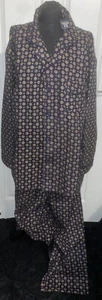 SET PIGIAMA UOMO NUOVO CON ETICHETTE TAGLIA 3XL FANTASIA NAVY COTONE SPAZZOLATO CHAMPION - Foto 1 di 9