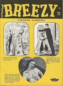 Humorama Breezy 7 February 1955  Cartoons Bill Ward Bill Wenzel Betty Paige - Picture 1 of 2