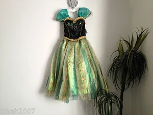 Disney Store Frozen Anna Coronation Vestido Elegante Disfraz Todas las Edades NUEVO **MIRA** - Imagen 1 de 1
