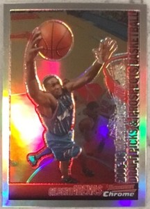 2005-06 Bowman Chrome REFRACTOR #102 Gilbert Arenas #d /300 RARE!