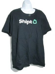 Gildan Women Shipt Black Logo T-Shirt 100% Cotton Size XL - Picture 1 of 1