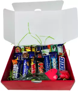 Chocolate Rose Love Hamper Gift For Him Her Box For All Occasions Father's Day - Picture 1 of 8