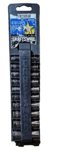 CRAFTSMAN TOOLS USA # 34434 10 PIECE 1/4” DRIVE 6 POINT SAE DEEP SOCKET SET - Picture 1 of 4
