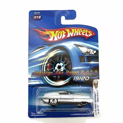 Hot Wheels 2005 First Edition Prototipo Alpha Romeo 19/20 #019 Silver Kids Gift - Image 1 of 4