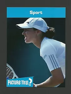 Martina Hingis Tennis Celebrity Collector Card - Bild 1 von 1