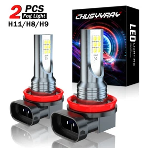 For Hyundai Sonata 2011-2014 H8 H11 LED Fog Lights Beam 6000K Bulbs Bright White - Picture 1 of 10